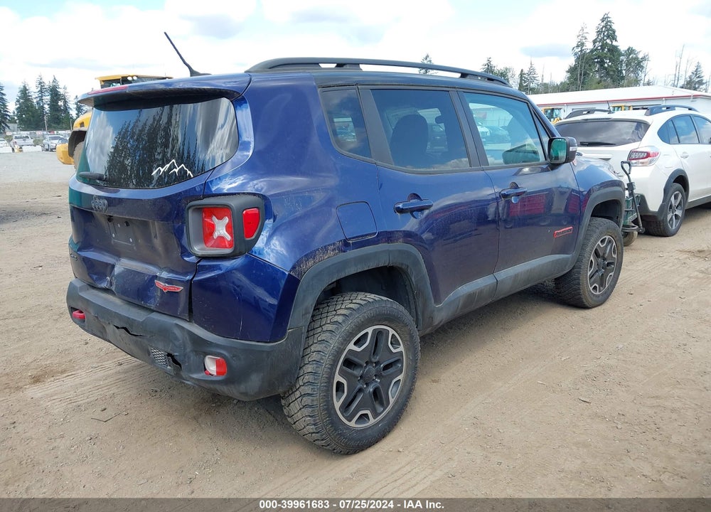2016 JEEP RENEGADE TRAILHAWK VIN: ZACCJBCT0GPD74382