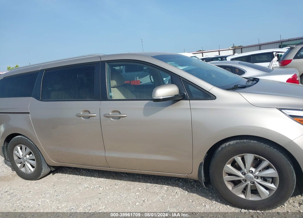 2016 KIA SEDONA LX VIN: KNDMB5C10G6199913