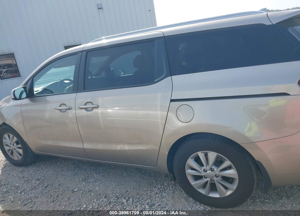 2016 KIA SEDONA LX VIN: KNDMB5C10G6199913