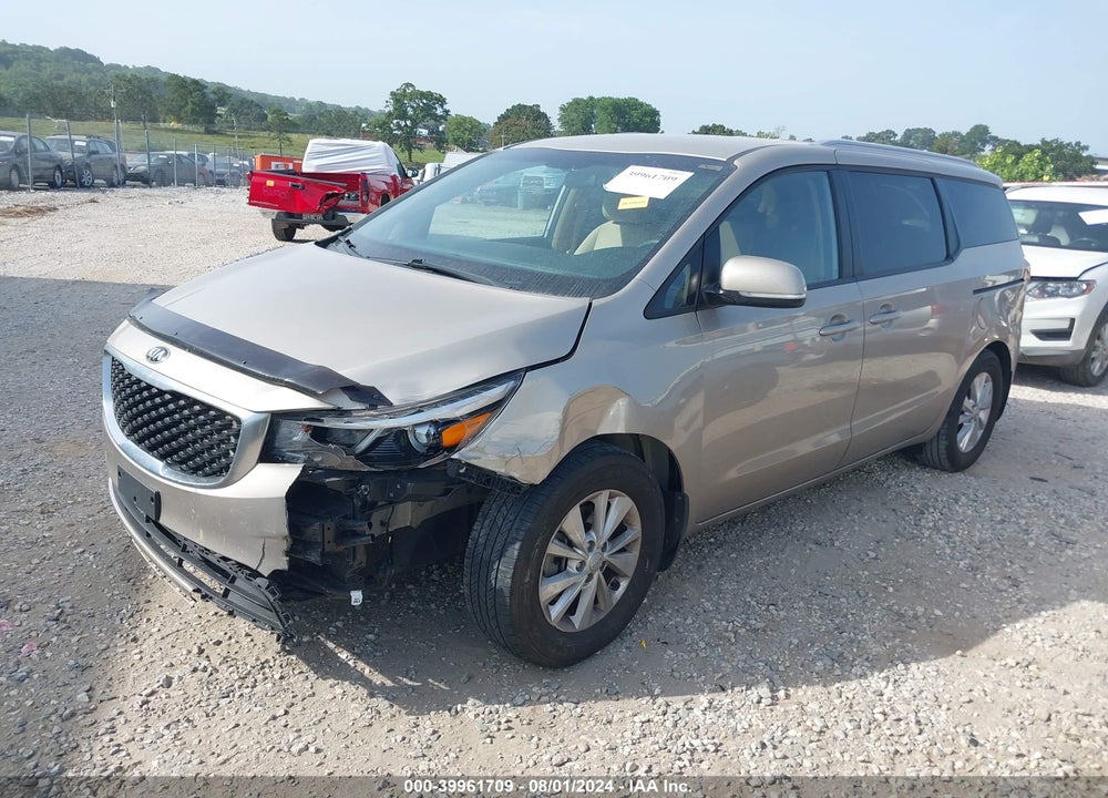 2016 KIA SEDONA LX VIN: KNDMB5C10G6199913