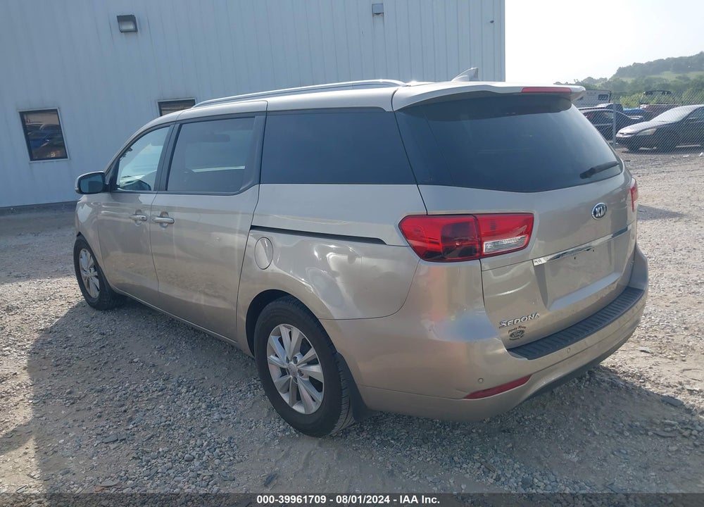 2016 KIA SEDONA LX VIN: KNDMB5C10G6199913