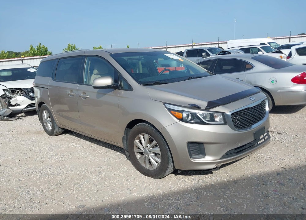 2016 KIA SEDONA LX VIN: KNDMB5C10G6199913