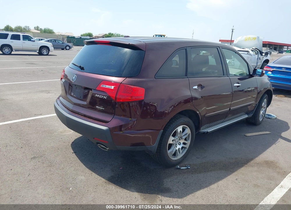 2009 ACURA MDX TECHNOLOGY PACKAGE VIN: 2HNYD28409H511320