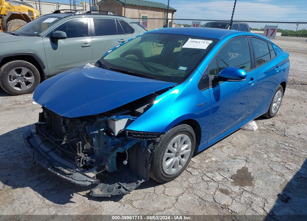 2022 TOYOTA PRIUS L VIN: JTDKAMFU8N3187646