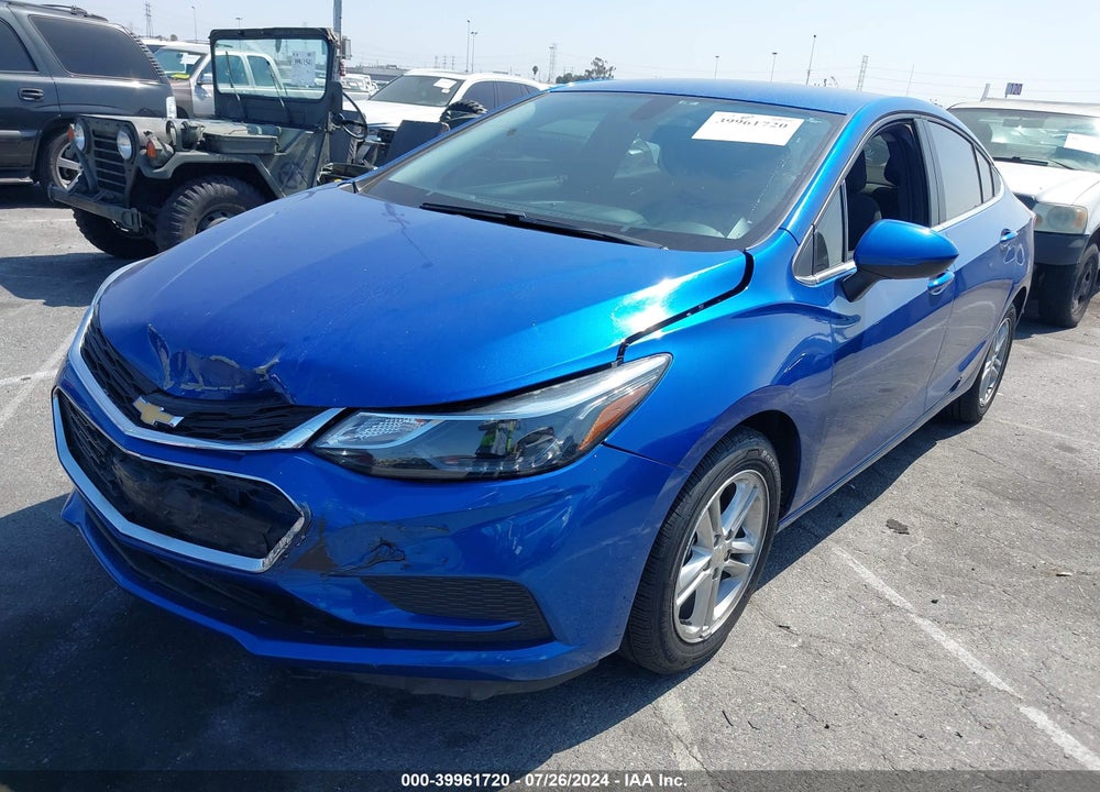 2018 CHEVROLET CRUZE LT AUTO VIN: 1G1BE5SMXJ7244876