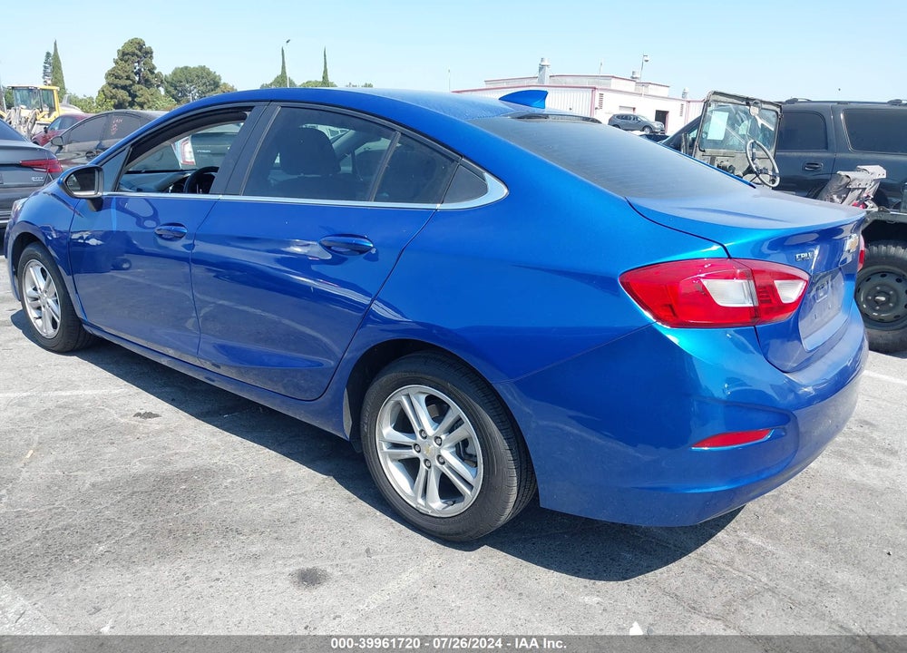 2018 CHEVROLET CRUZE LT AUTO VIN: 1G1BE5SMXJ7244876