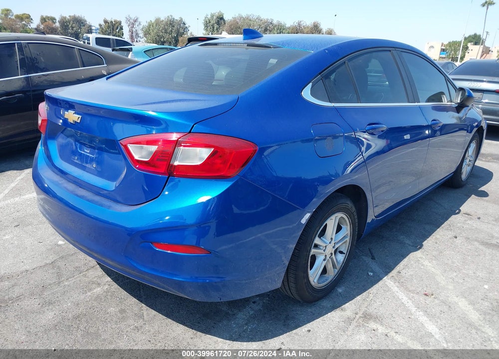 2018 CHEVROLET CRUZE LT AUTO VIN: 1G1BE5SMXJ7244876