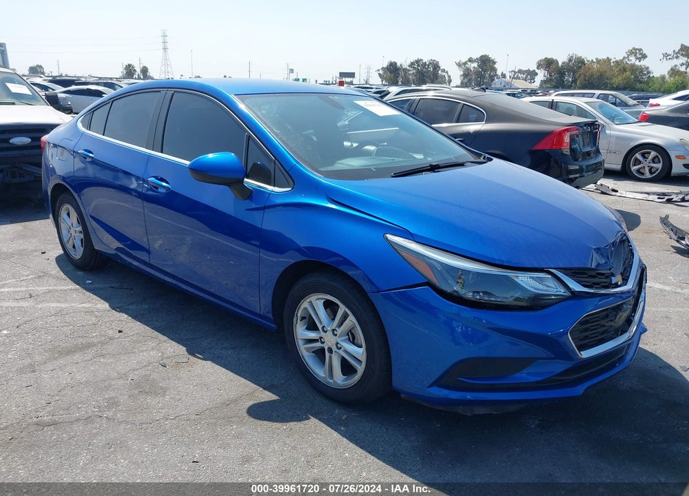 2018 CHEVROLET CRUZE LT AUTO VIN: 1G1BE5SMXJ7244876