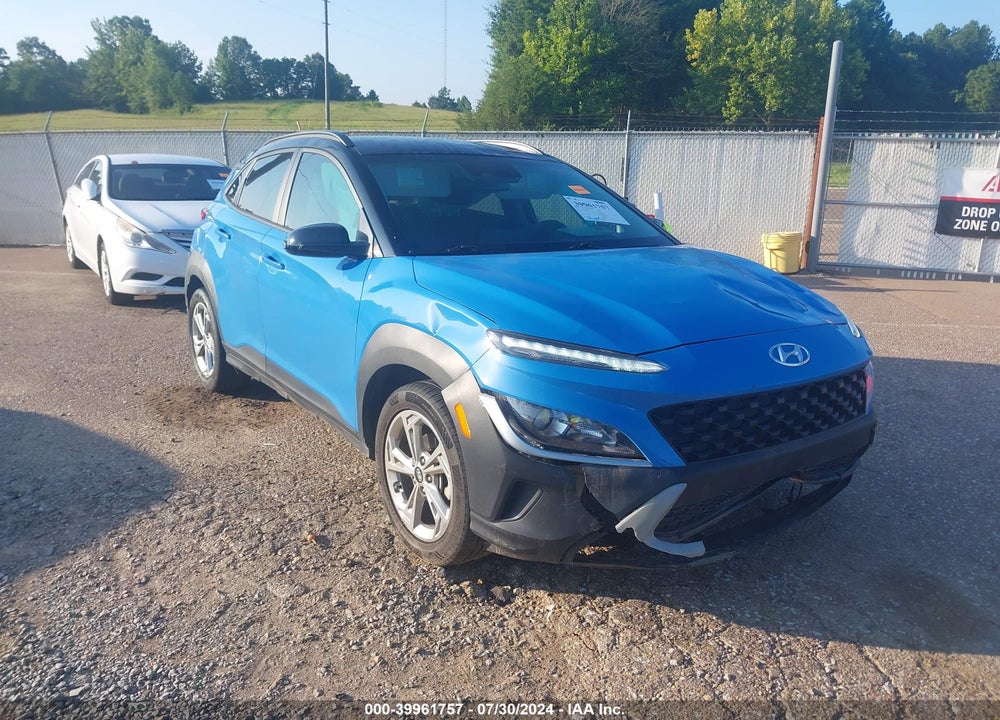 2022 HYUNDAI KONA SEL VIN: KM8K62AB2NU770201