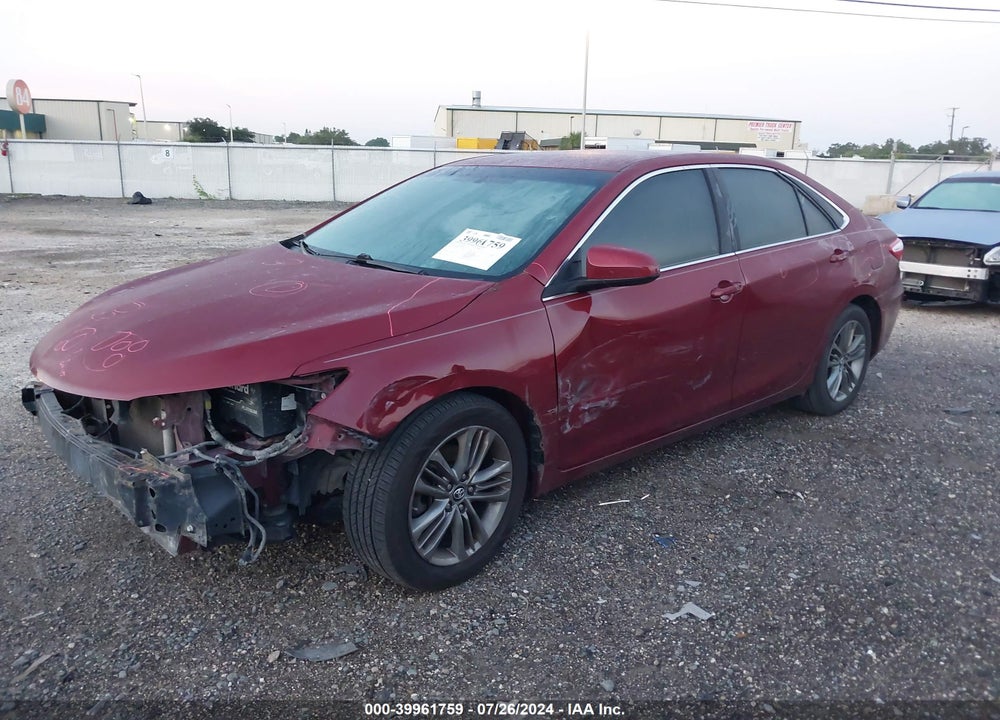 2016 TOYOTA CAMRY SE VIN: 4T1BF1FK9GU575699