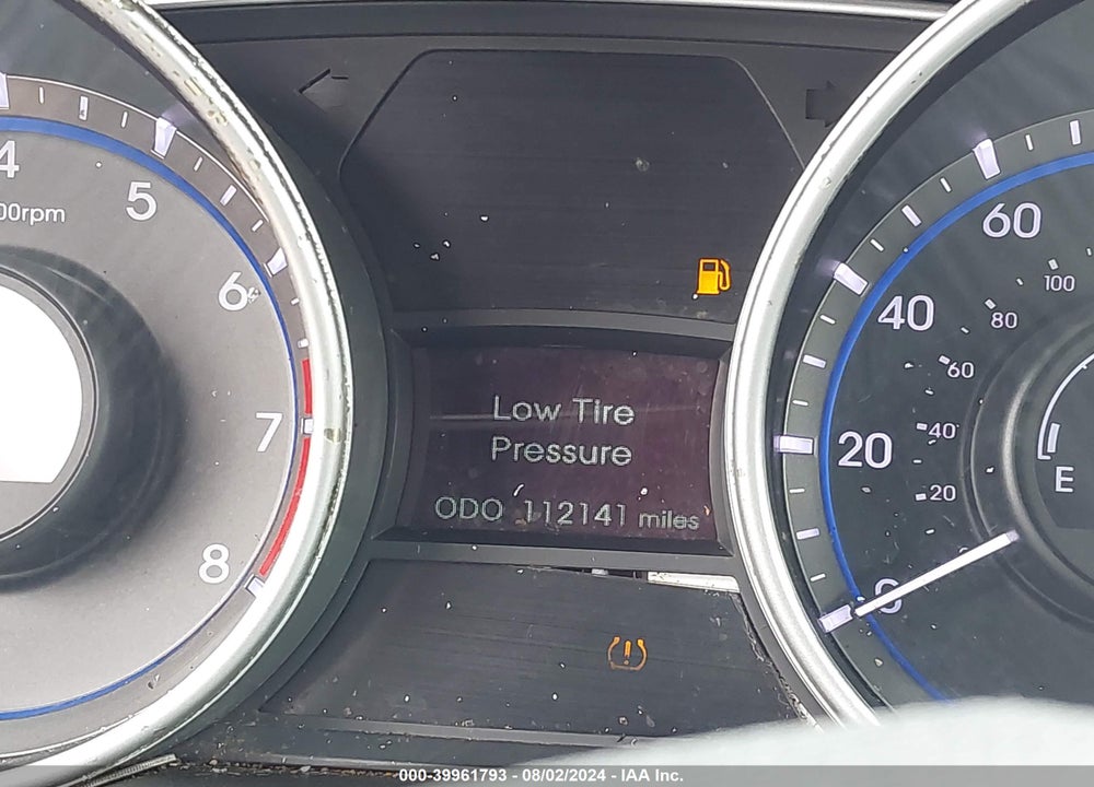 2011 HYUNDAI SONATA GLS VIN: 5NPEB4AC3BH291910