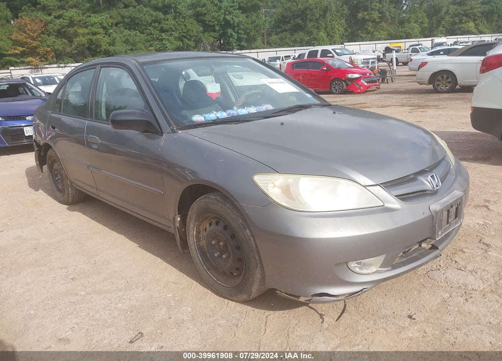 2005 HONDA CIVIC LX VIN: 1HGES16595L013443