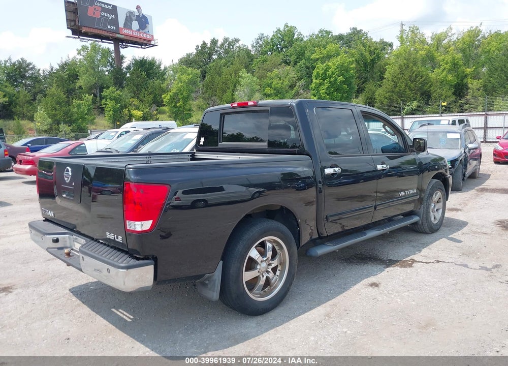 2006 NISSAN TITAN LE VIN: 1N6BA07A76N564743
