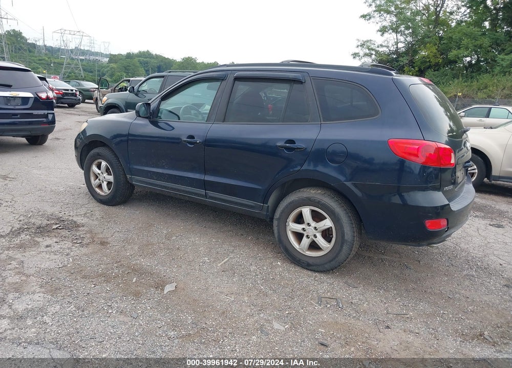 2007 HYUNDAI SANTA FE GLS VIN: 5NMSG13D37H106770