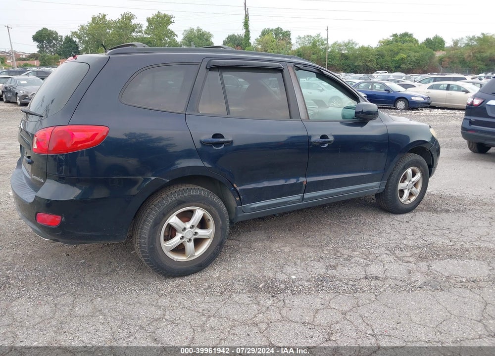 2007 HYUNDAI SANTA FE GLS VIN: 5NMSG13D37H106770