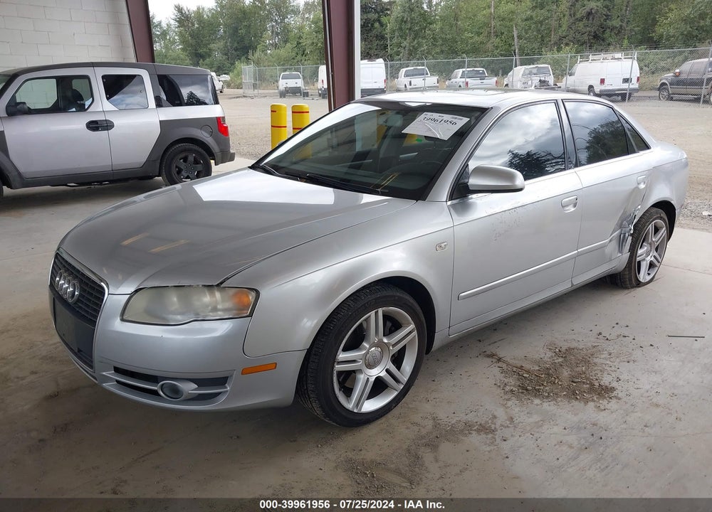 2007 AUDI A4 2.0T VIN: WAUAF78E67A036689