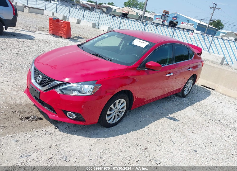 2019 NISSAN SENTRA SV VIN: 3N1AB7AP5KL611329