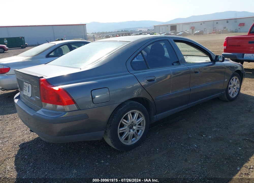 2004 VOLVO S60 2.4 VIN: YV1RS61TX42410967