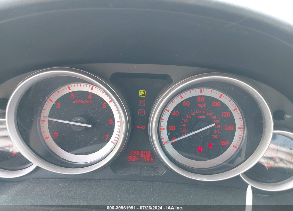 2009 MAZDA 6 I GRAND TOURING VIN: 1YVHP82A895M39489