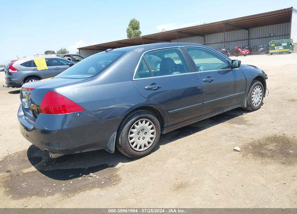 2007 HONDA ACCORD 3.0 EX VIN: 1HGCM66577A043652