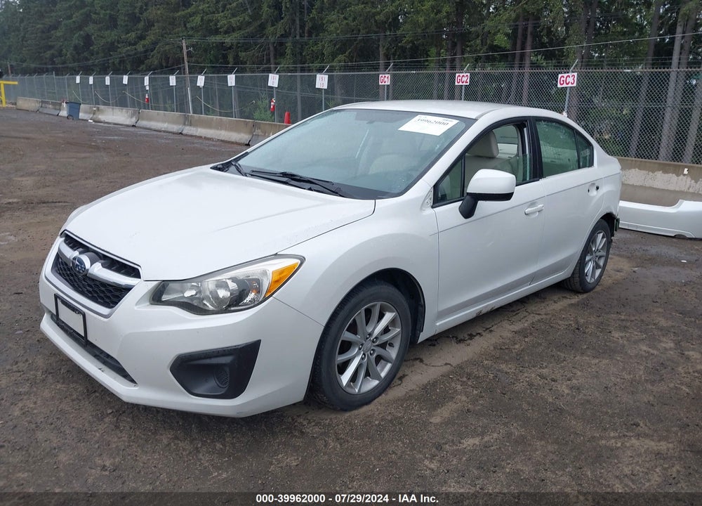 2012 SUBARU IMPREZA 2.0I PREMIUM VIN: JF1GJAB61CH016464