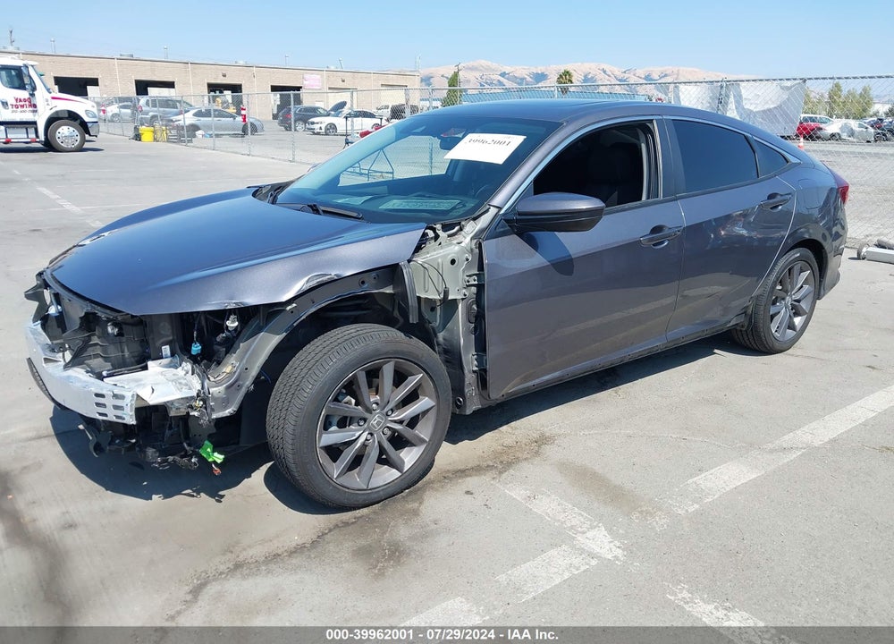 2021 HONDA CIVIC EX VIN: 19XFC1F3XME210434
