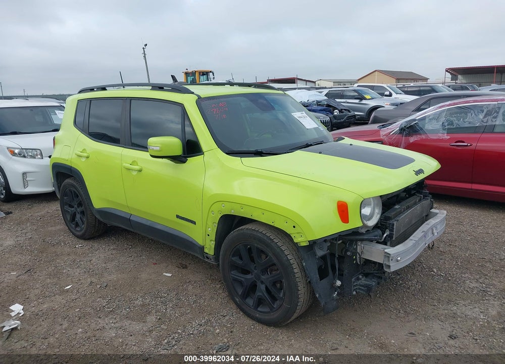 2018 JEEP RENEGADE ALTITUDE FWD VIN: ZACCJABB8JPH55911