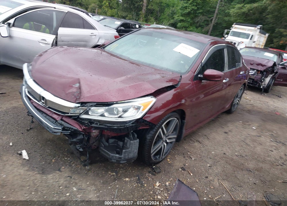 2017 HONDA ACCORD SPORT SE VIN: 1HGCR2F12HA177896