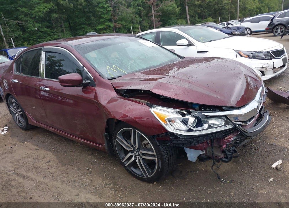 2017 HONDA ACCORD SPORT SE VIN: 1HGCR2F12HA177896