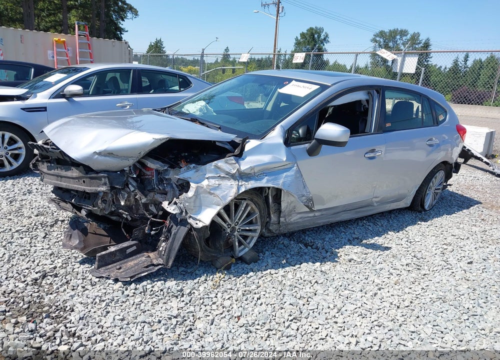 2012 SUBARU IMPREZA 2.0I PREMIUM VIN: JF1GPAD66CH245864