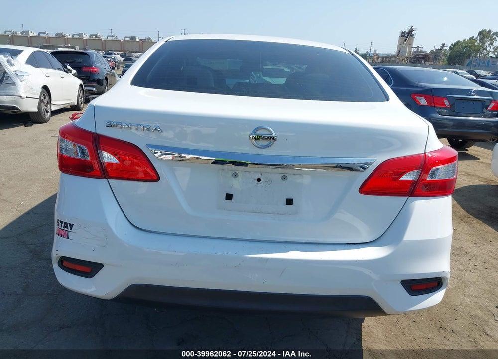 2017 NISSAN SENTRA S VIN: 3N1AB7AP9HY353781