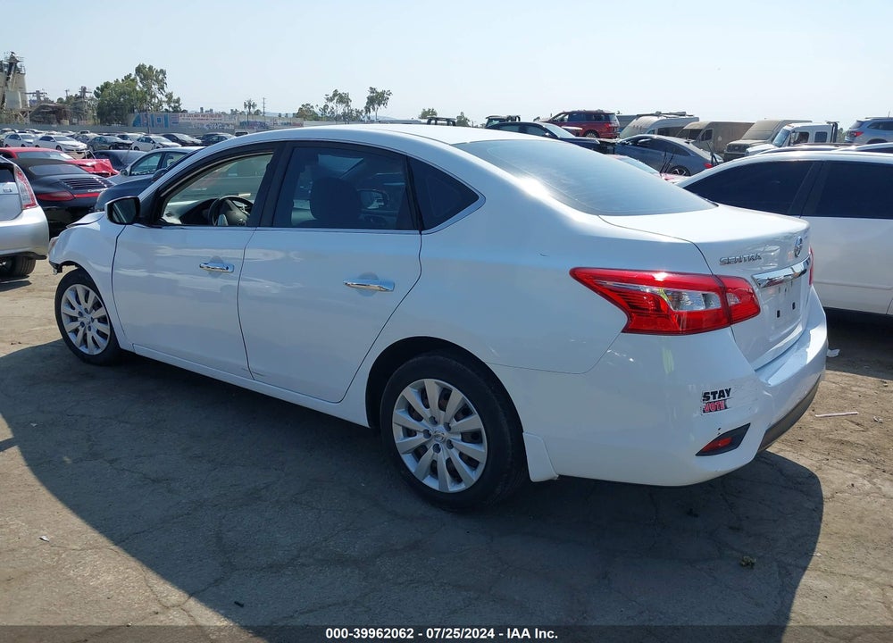 2017 NISSAN SENTRA S VIN: 3N1AB7AP9HY353781
