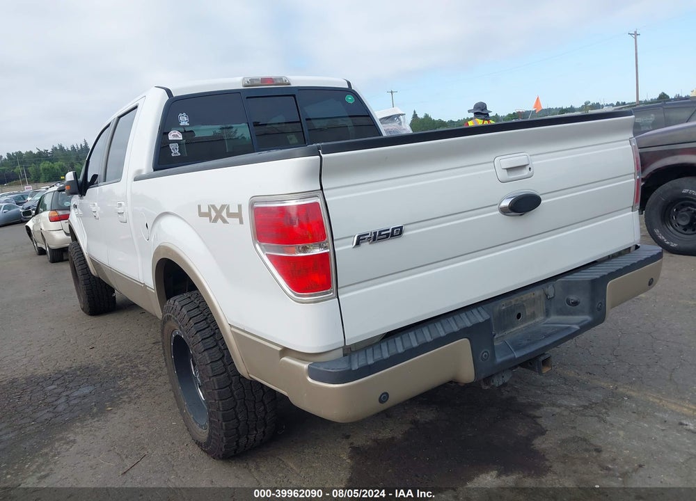 2009 FORD F-150 FX4/KING RANCH/LARIAT/PLATINUM/XL/XLT VIN: 1FTPW14V19FA92058