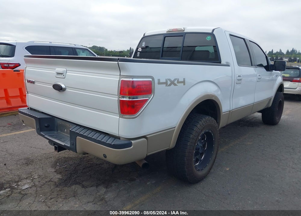 2009 FORD F-150 FX4/KING RANCH/LARIAT/PLATINUM/XL/XLT VIN: 1FTPW14V19FA92058