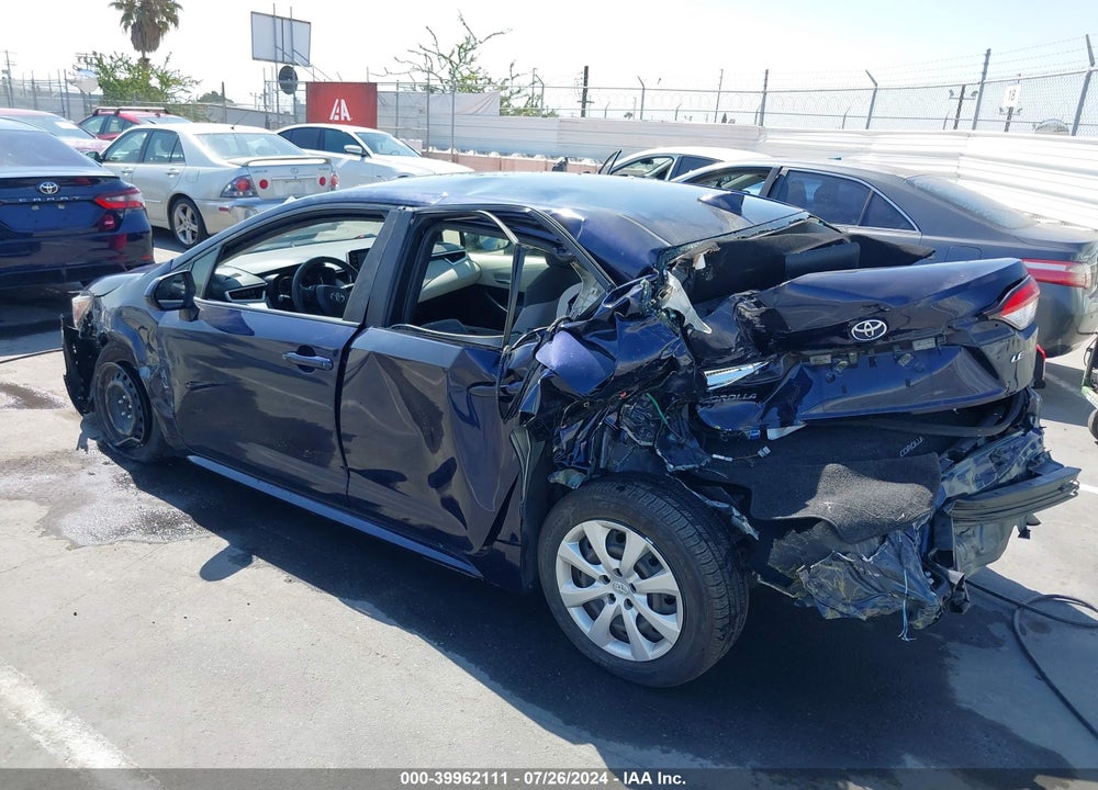 2020 TOYOTA COROLLA LE VIN: JTDEPRAE3LJ060966