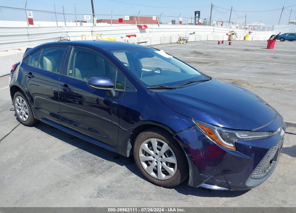 2020 TOYOTA COROLLA LE VIN: JTDEPRAE3LJ060966