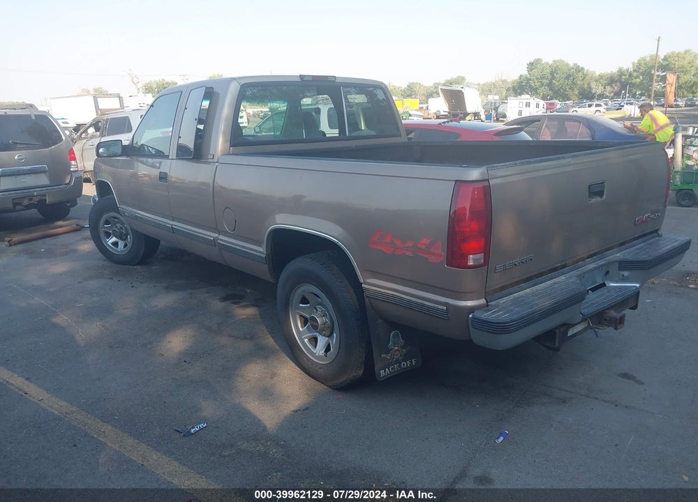 1995 GMC SIERRA K2500 VIN: 2GTFK29K8S1592694