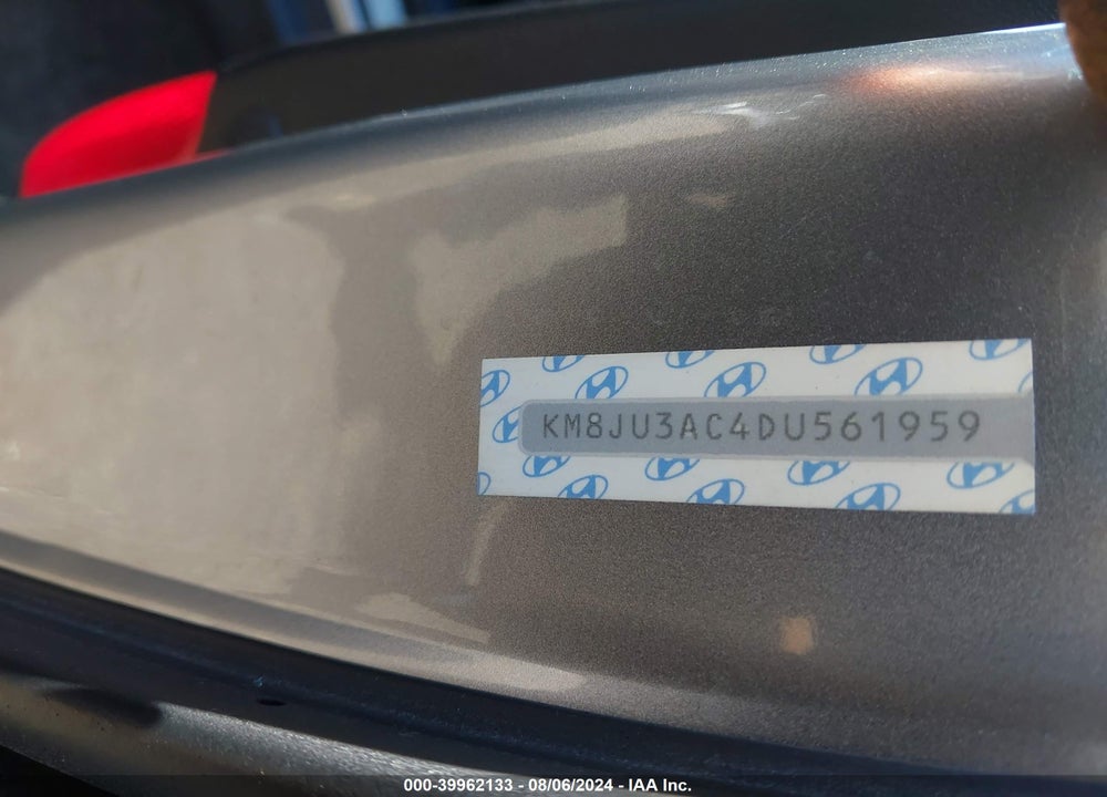 2013 HYUNDAI TUCSON LIMITED VIN: KM8JU3AC4DU561959