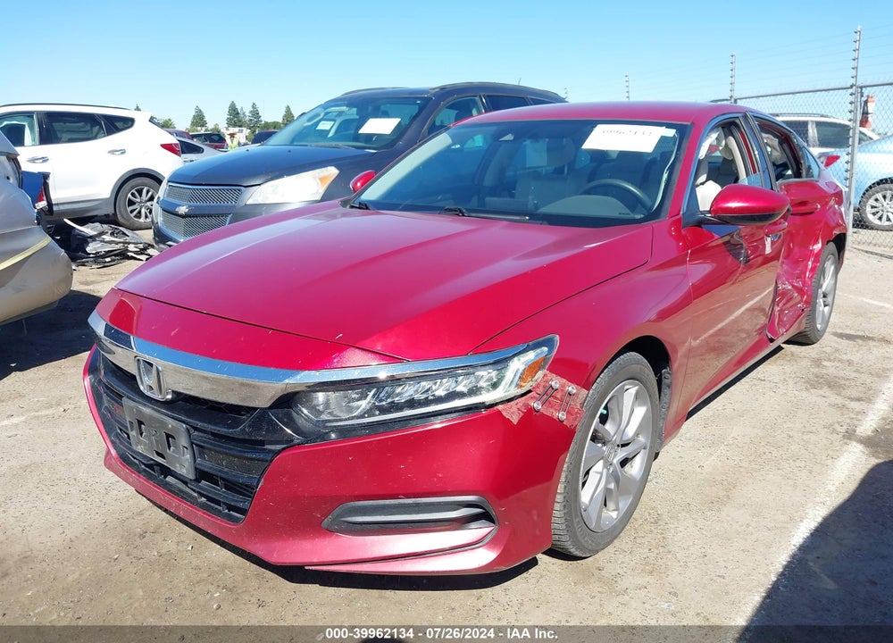 2018 HONDA ACCORD LX VIN: 1HGCV1F14JA038350