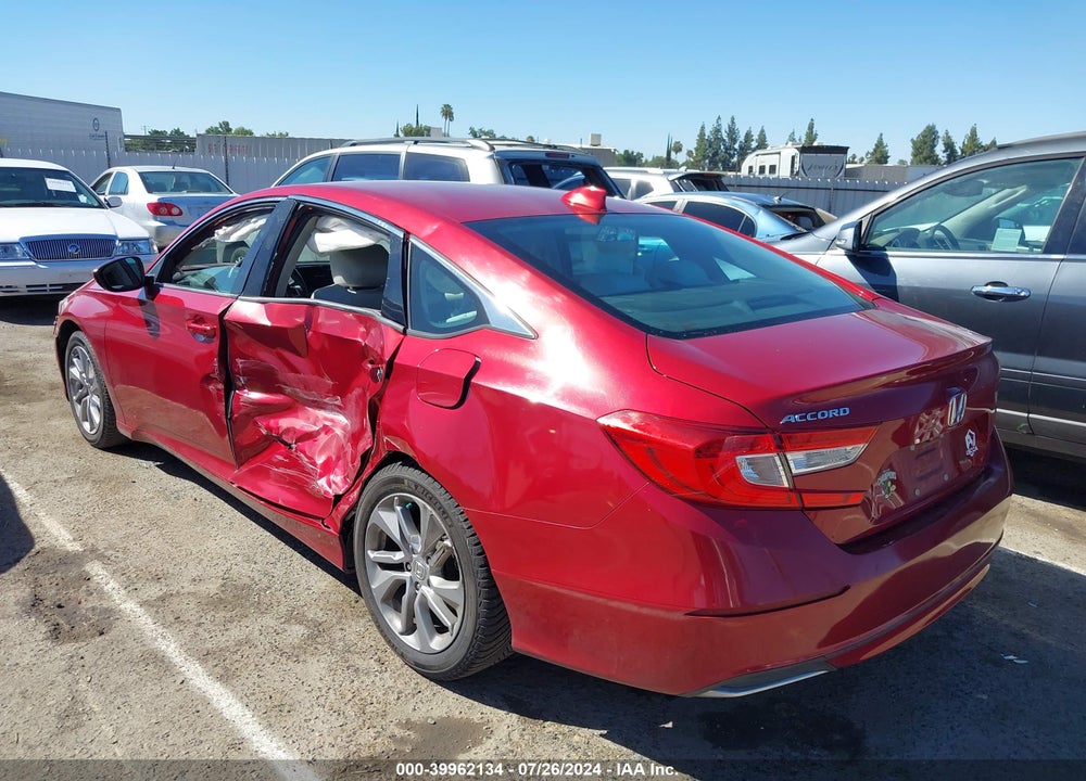 2018 HONDA ACCORD LX VIN: 1HGCV1F14JA038350