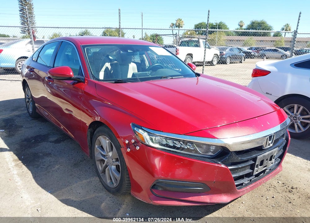 2018 HONDA ACCORD LX VIN: 1HGCV1F14JA038350