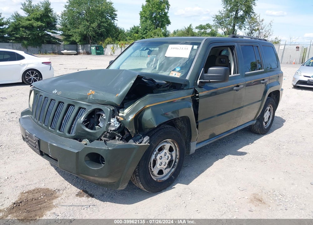 2008 JEEP PATRIOT SPORT VIN: 1J8FT280X8D643549