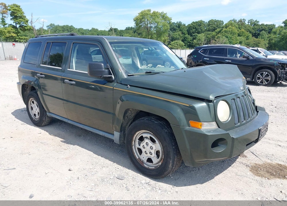 2008 JEEP PATRIOT SPORT VIN: 1J8FT280X8D643549