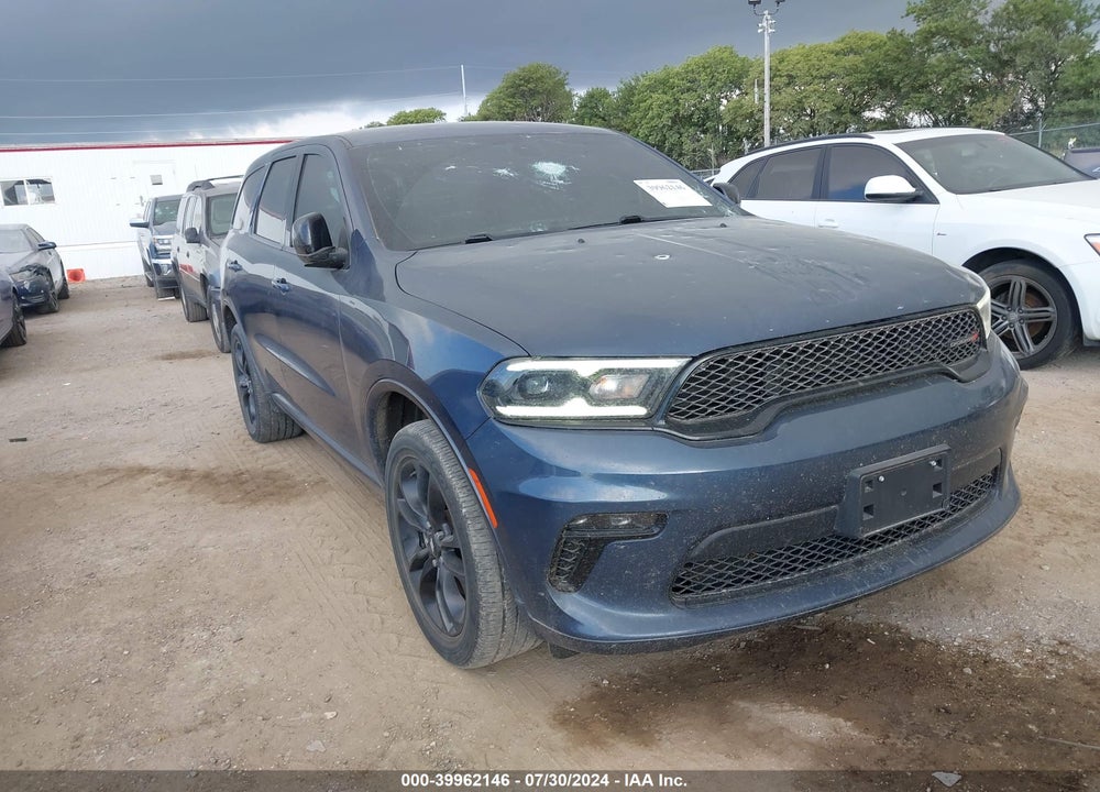 2021 DODGE DURANGO SXT PLUS AWD VIN: 1C4RDJAG9MC763197