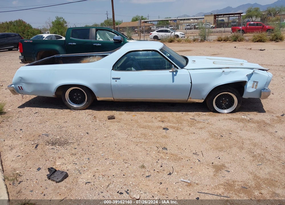 1975 CHEVROLET EL CAMINO VIN: 1D80L4Z416871