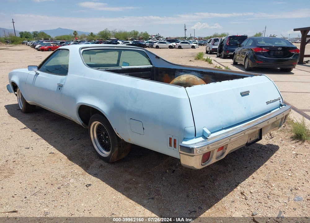 1975 CHEVROLET EL CAMINO VIN: 1D80L4Z416871