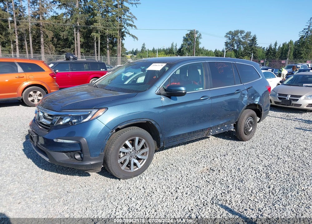 2020 HONDA PILOT AWD EX VIN: 5FNYF6H38LB001695