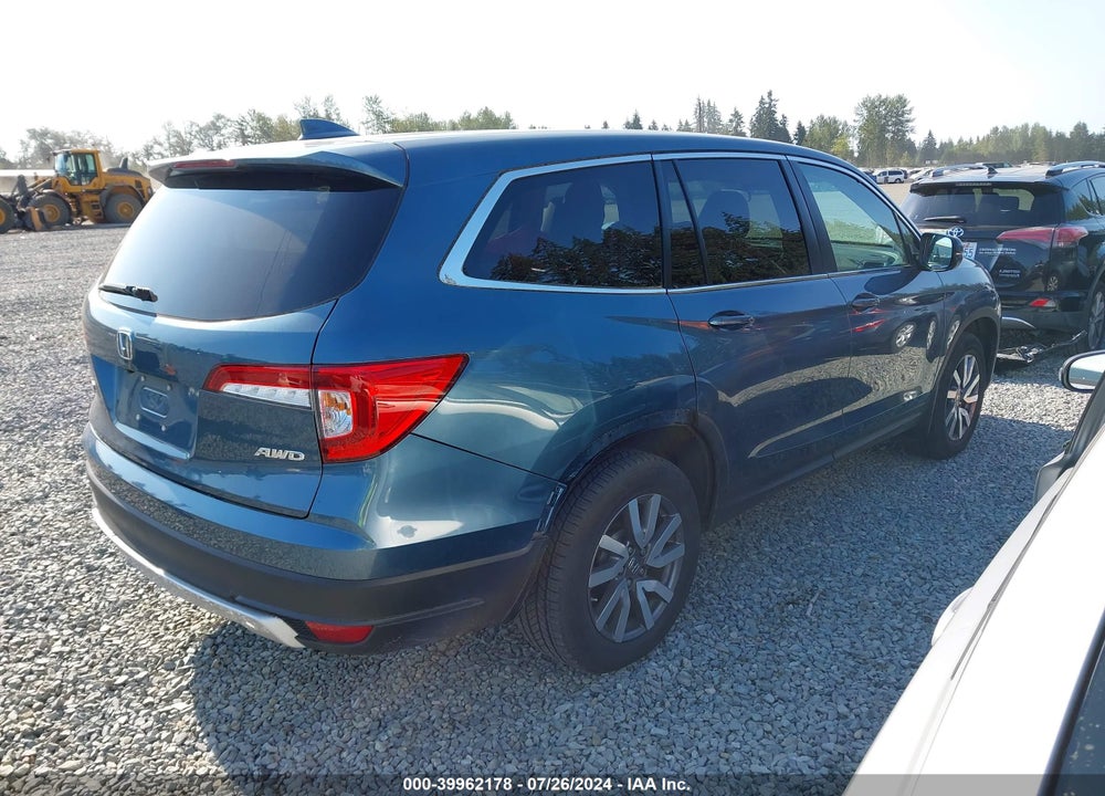 2020 HONDA PILOT AWD EX VIN: 5FNYF6H38LB001695