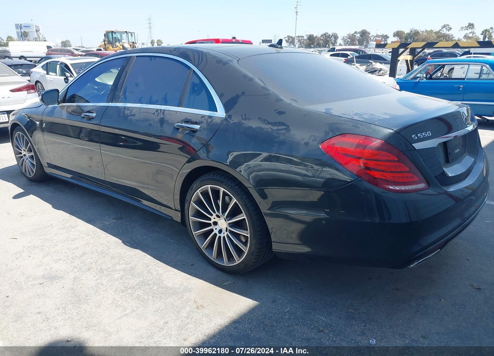 2016 MERCEDES-BENZ S 550 VIN: WDDUG8CB8GA232087