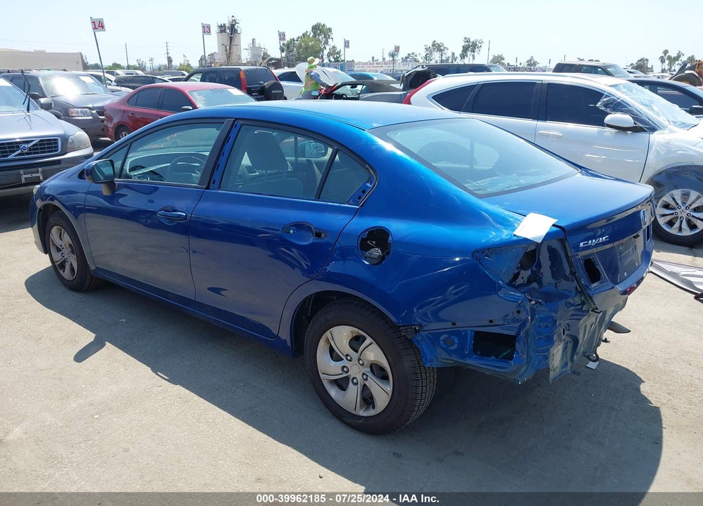 2014 HONDA CIVIC LX VIN: 19XFB2F50EE237539